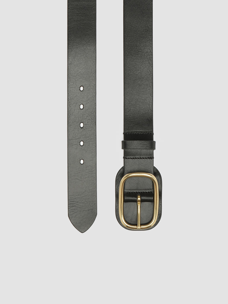 OC STRIP 058 - Black Leather belt  Officine Creative - 2