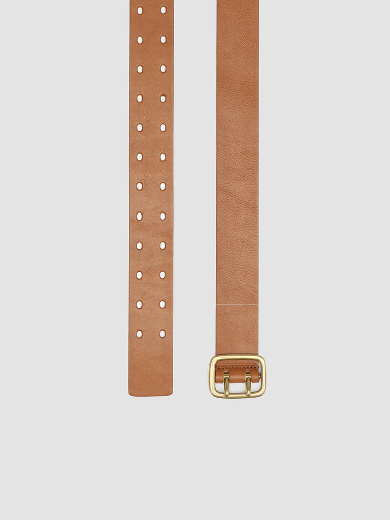 OC STRIP 062 - Brown Nappa Leather Belt  Officine Creative - 2