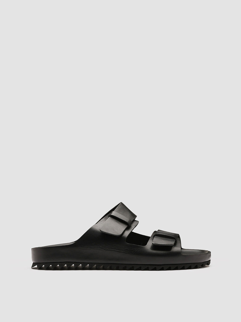 AGORA' 002 - Black Leather Sandals Men Officine Creative - 1