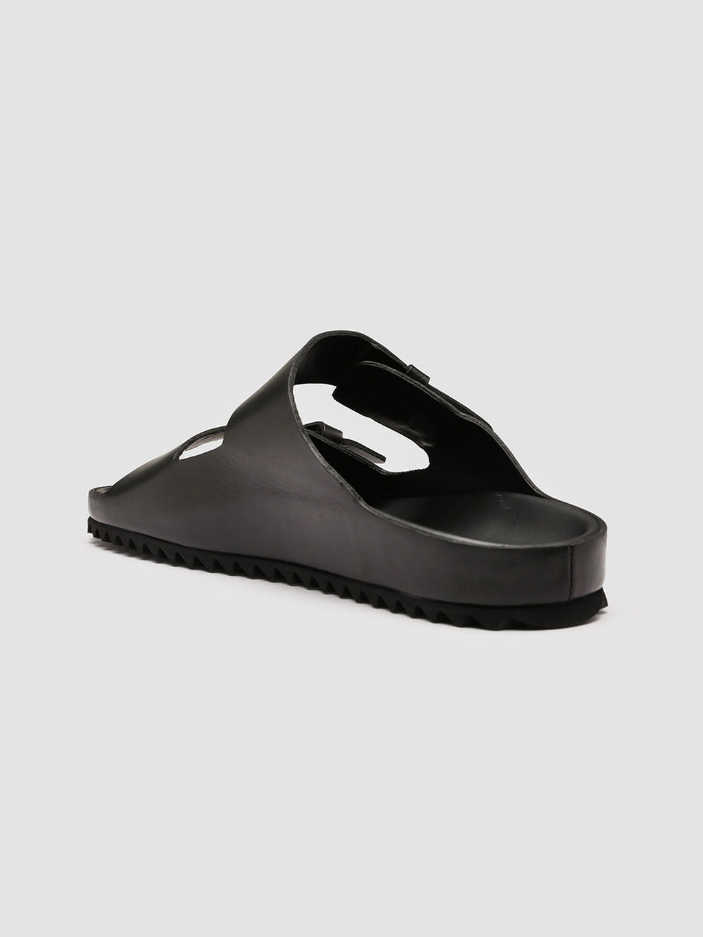 AGORA' 002 - Black Leather Sandals Men Officine Creative - 4