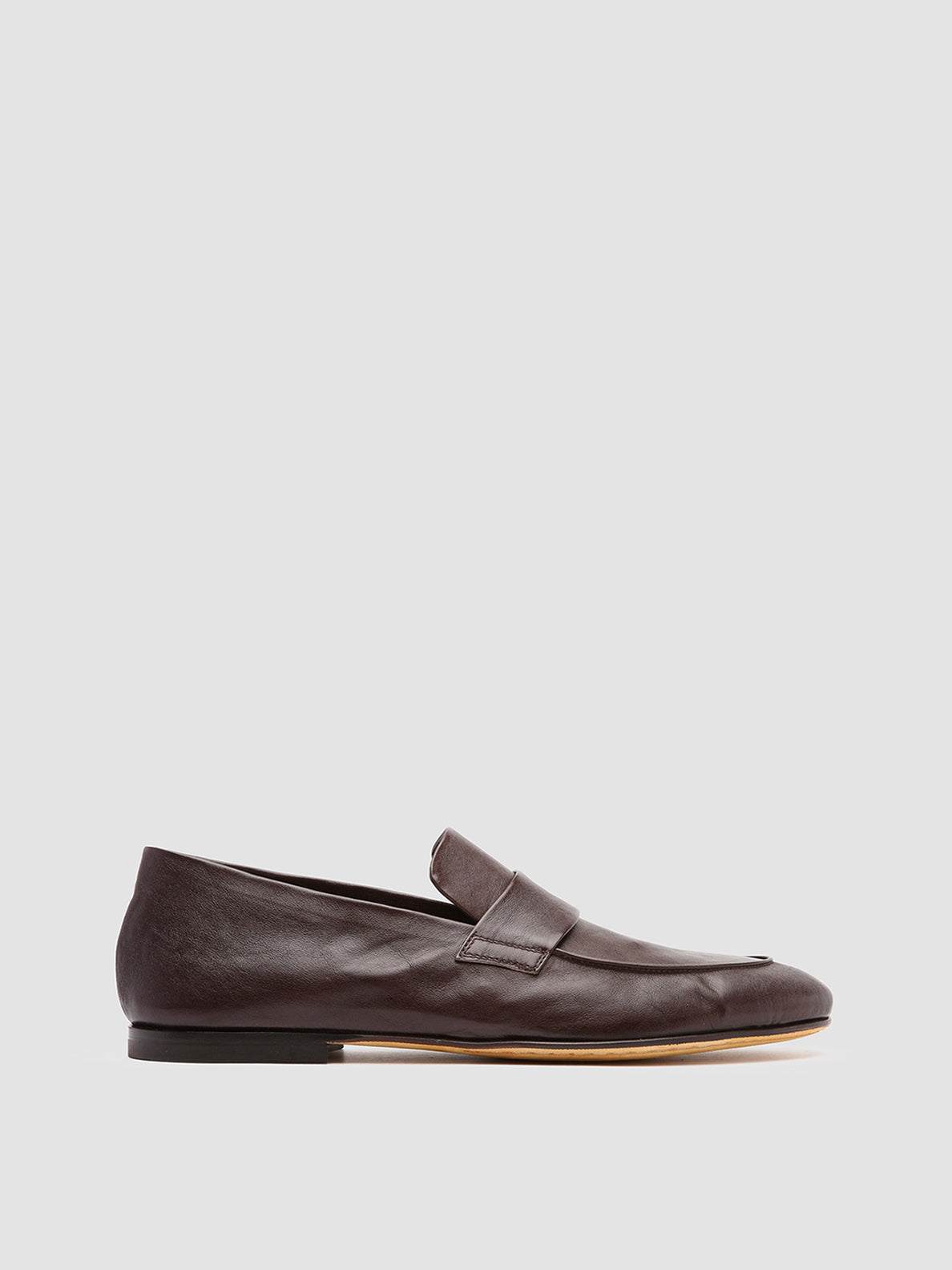 Men's Brown Leather Penny Loafers: AIRTO 001 – Officine Creative EU