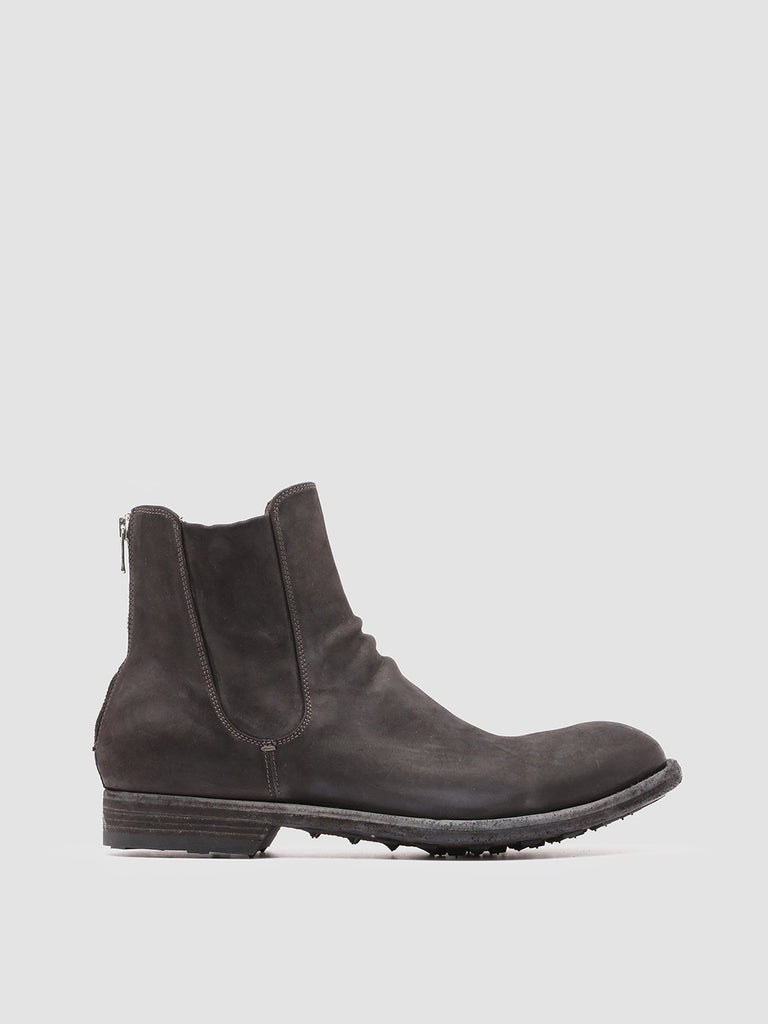 ARBUS 021 - Grey Leather Chelsea Boots
