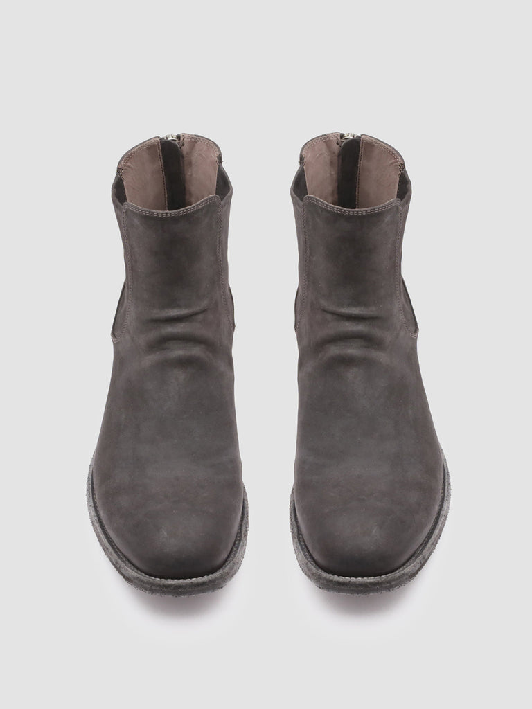 ARBUS 021 - Grey Leather Chelsea Boots