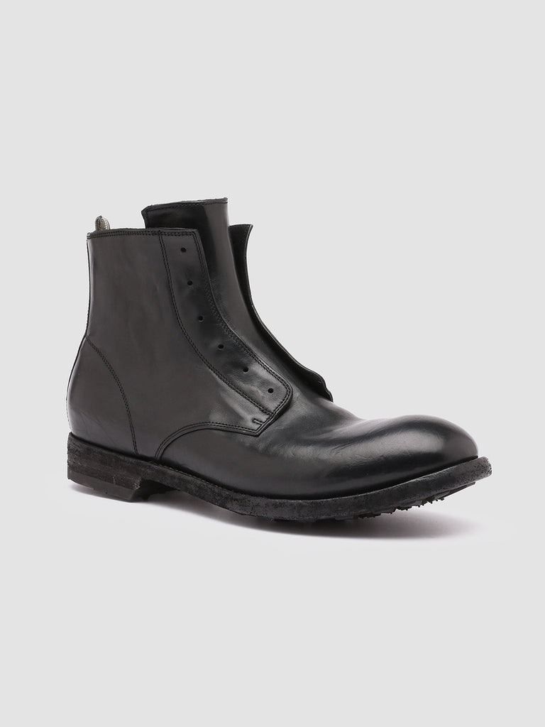 ARBUS 022 - Black Leather Ankle Boots Men Officine Creative - 3