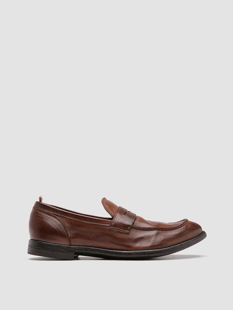ARC 509 - Brown Leather Penny Loafers Men Officine Creative - 1