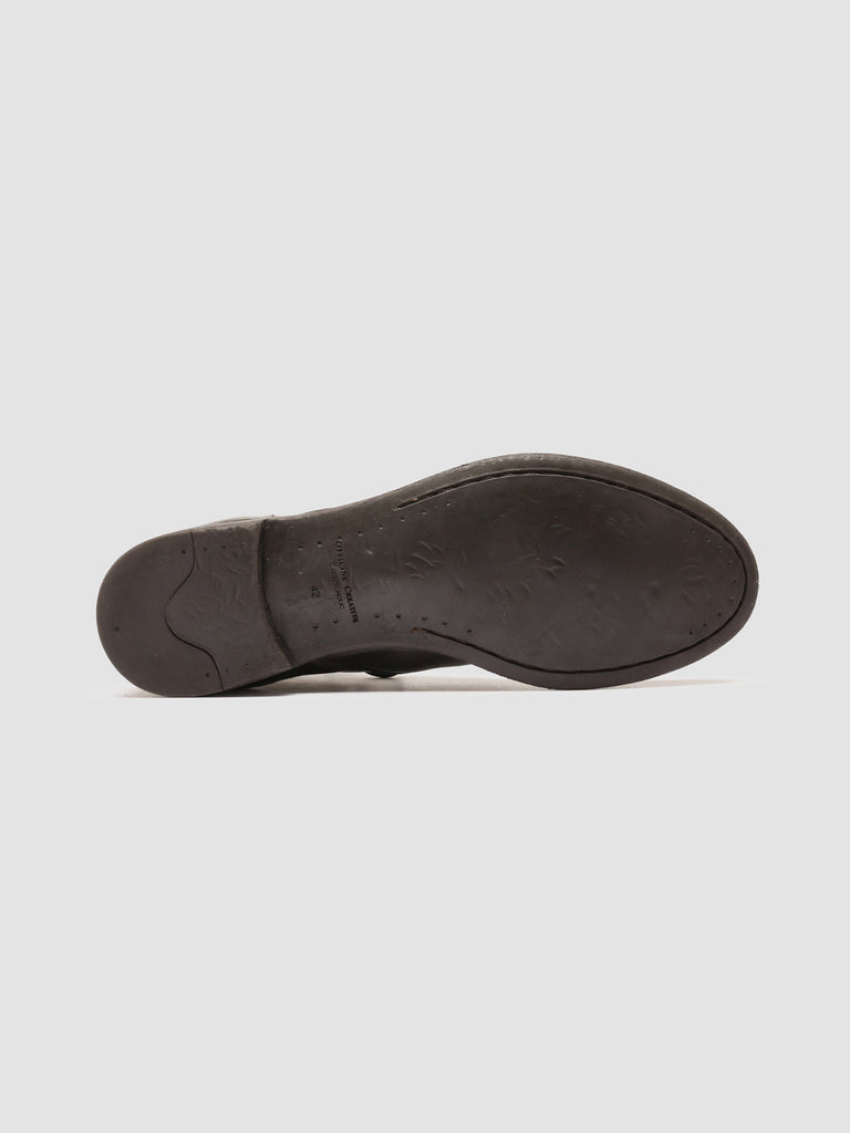 Men's Dark Brown Leather Ankle Boots: ARC 513 – Officine Creative EU