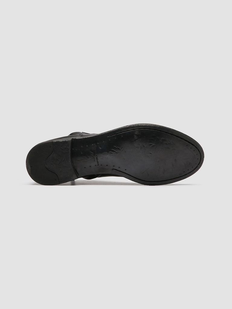 Mens Black Leather Hiking Ankle Boots: ARC 514 Nero – Officine Creative EU
