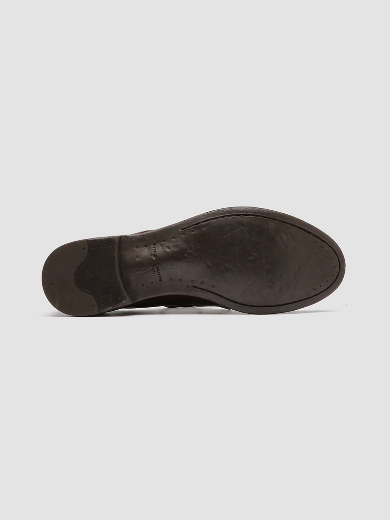 Mens Dark Brown Leather Derby Shoes: ARC 515 Cigar – Officine Creative EU