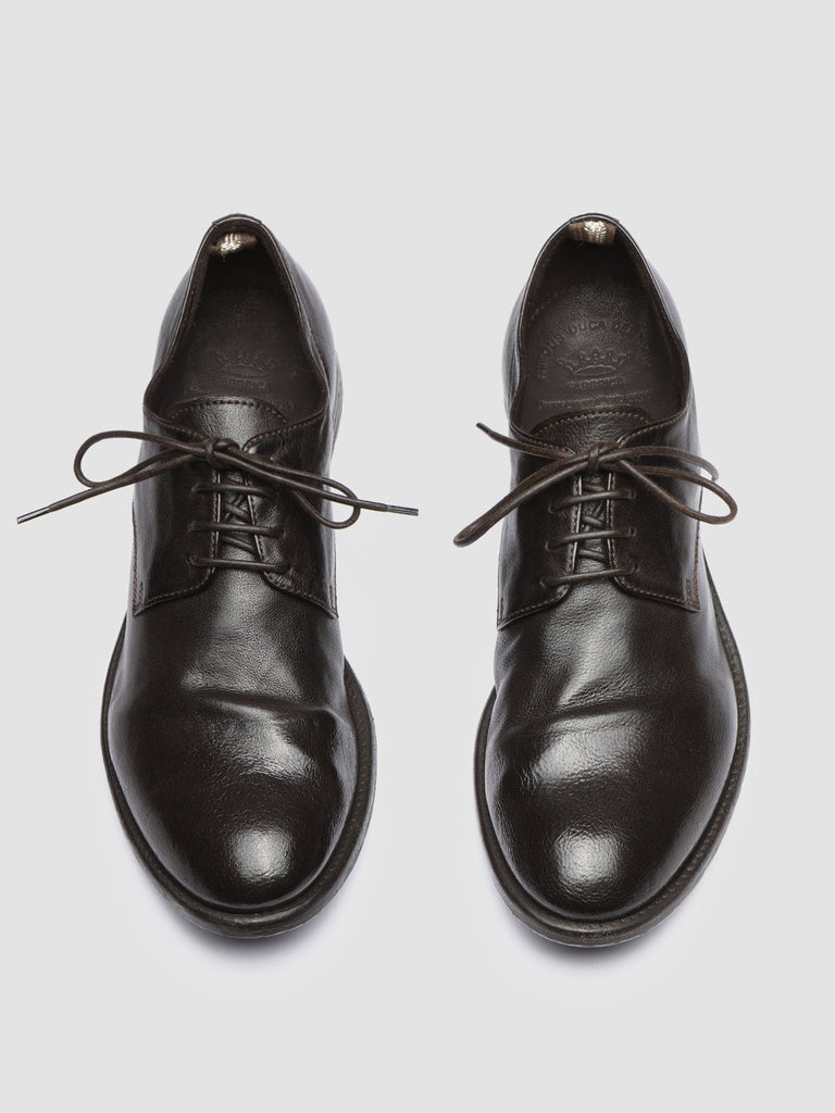 Men's Brown Leather Derby Shoes: ARC 515 – Officine Creative EU