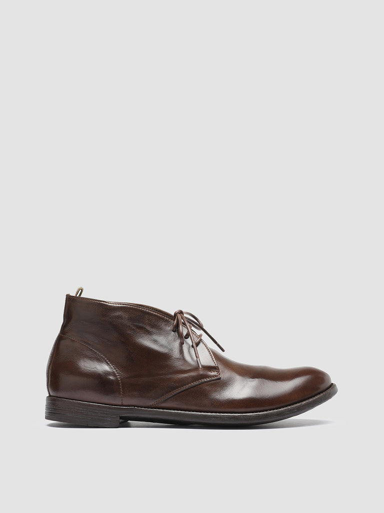 Men's Brown Leather Boots: ARC 516 – Officine Creative EU