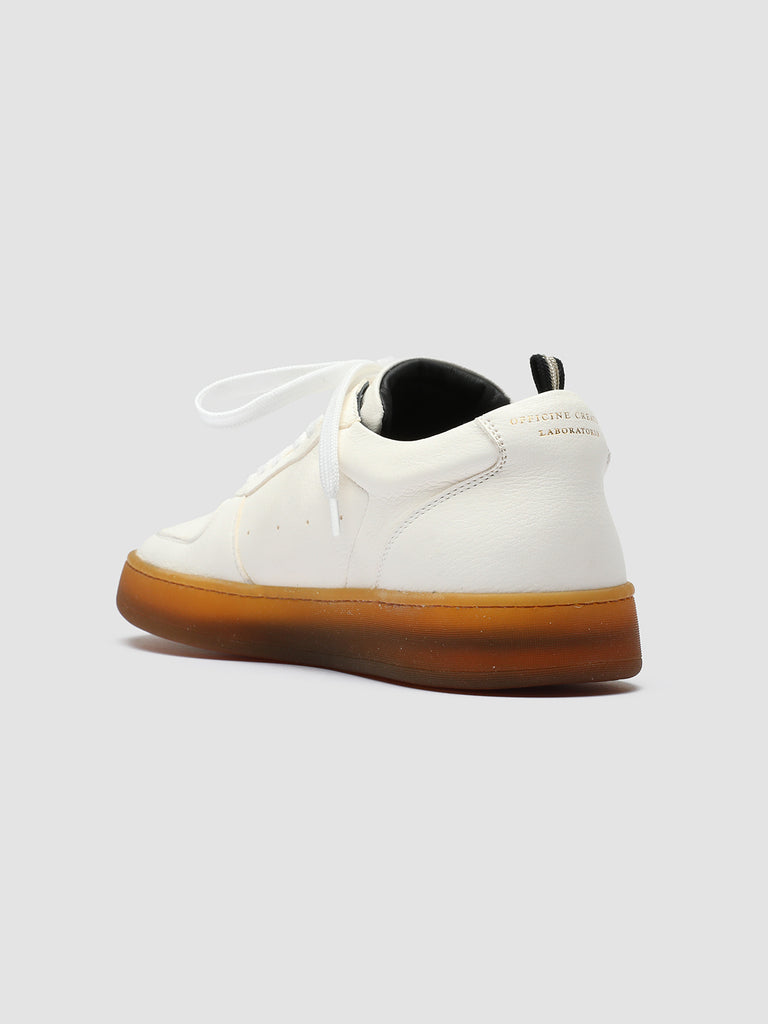 ASSET 001 - White Leather Low Top Sneakers men Officine Creative - 4