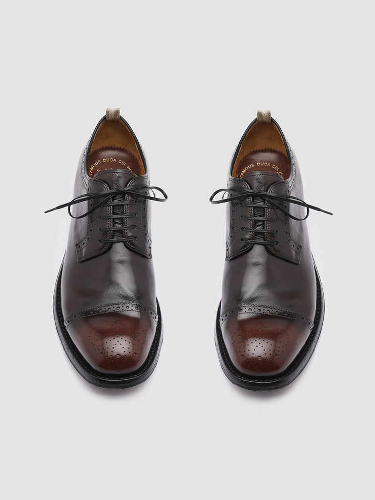 BALANCE 004 - Brown Leather Derby Shoes