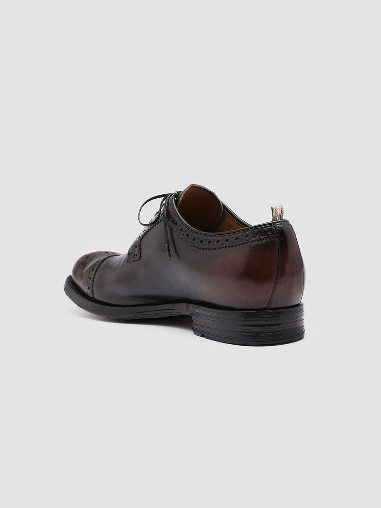 BALANCE 004 - Brown Leather Derby Shoes Men Officine Creative - 4