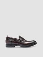 BALANCE 011 - Burgundy Leather Penny Loafers Men Officine Creative - 1