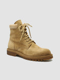 BOSS 002 - Brown Suede and Leather Lace Up Boots men Officine Creative - 3