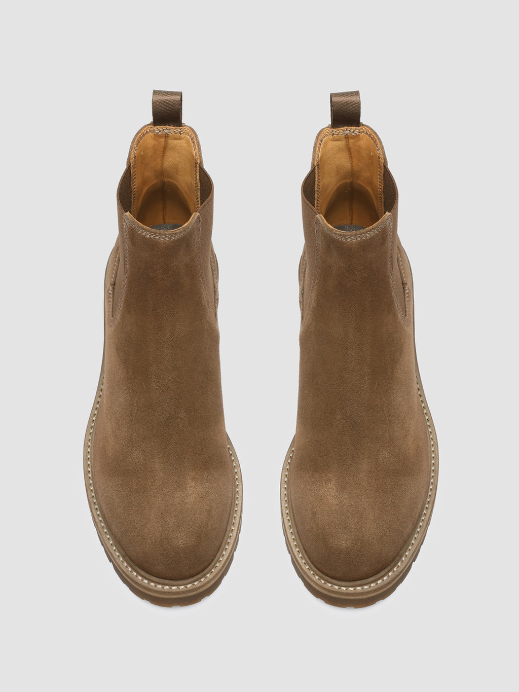 BOSS 004 - Brown Suede Chelsea Boots men Officine Creative - 2