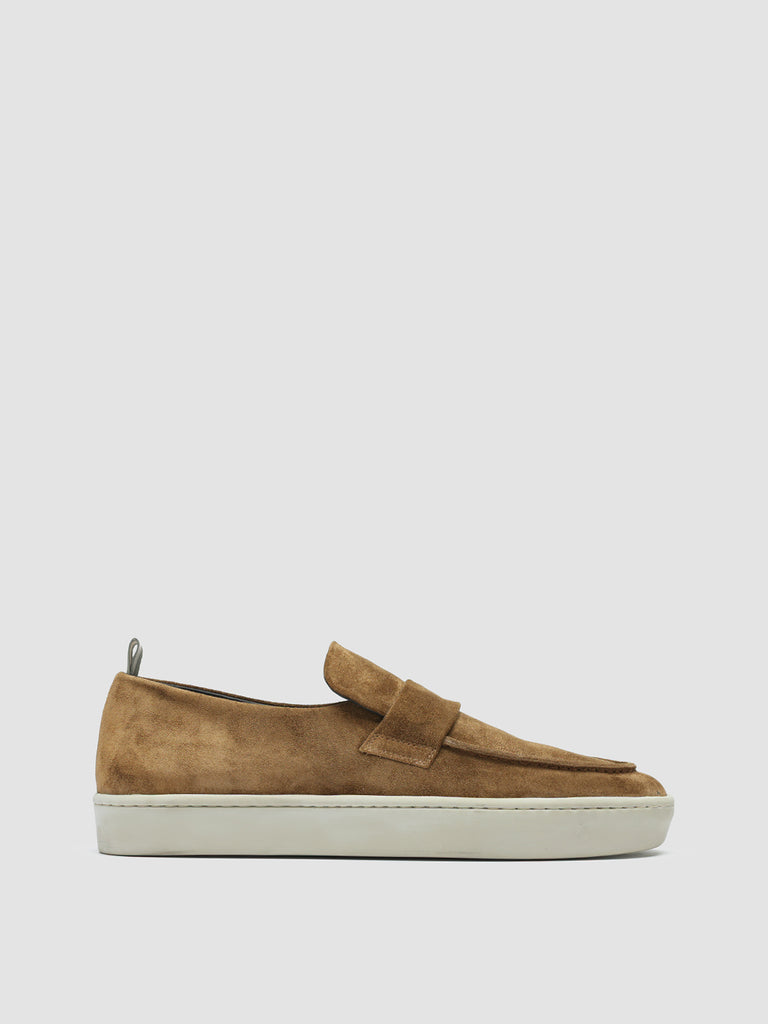 BUG 001 - Brown Suede Penny Loafers