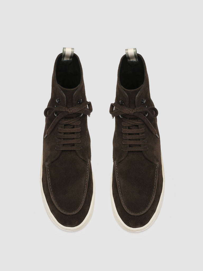 BUG 012 - Brown Suede High Top Sneakers