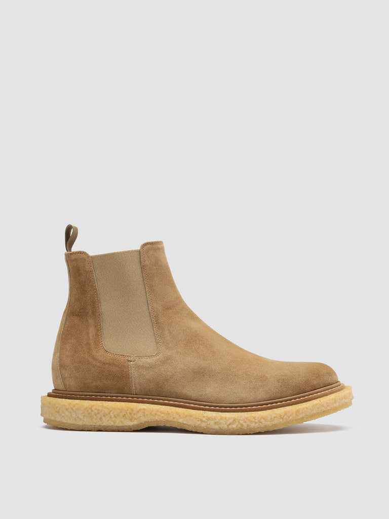 BULLET 002 - Taupe Suede Chelsea Boots
