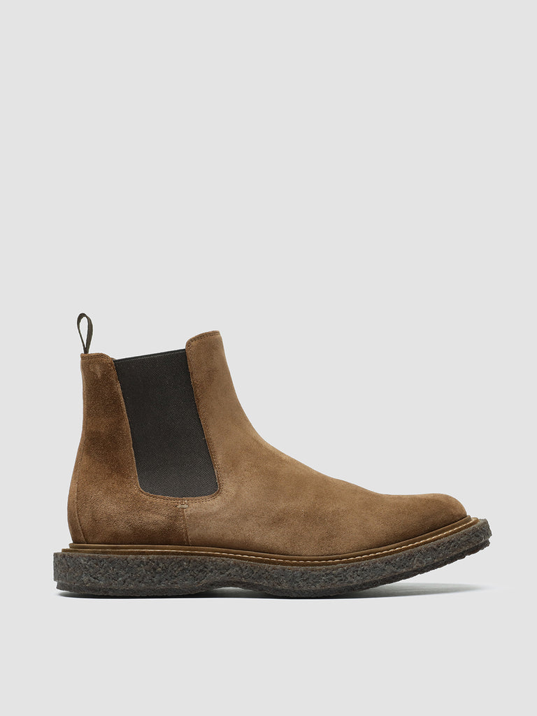 BULLET 002 - Brown Suede Chelsea Boots
