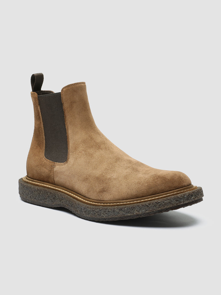 Mens suede chelsea boots crepe clearance sole