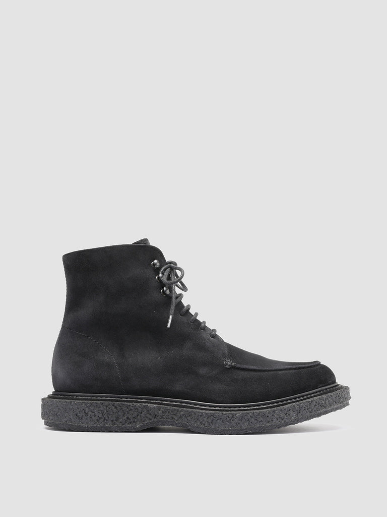 BULLET 008 - Black Suede Ankle Boots