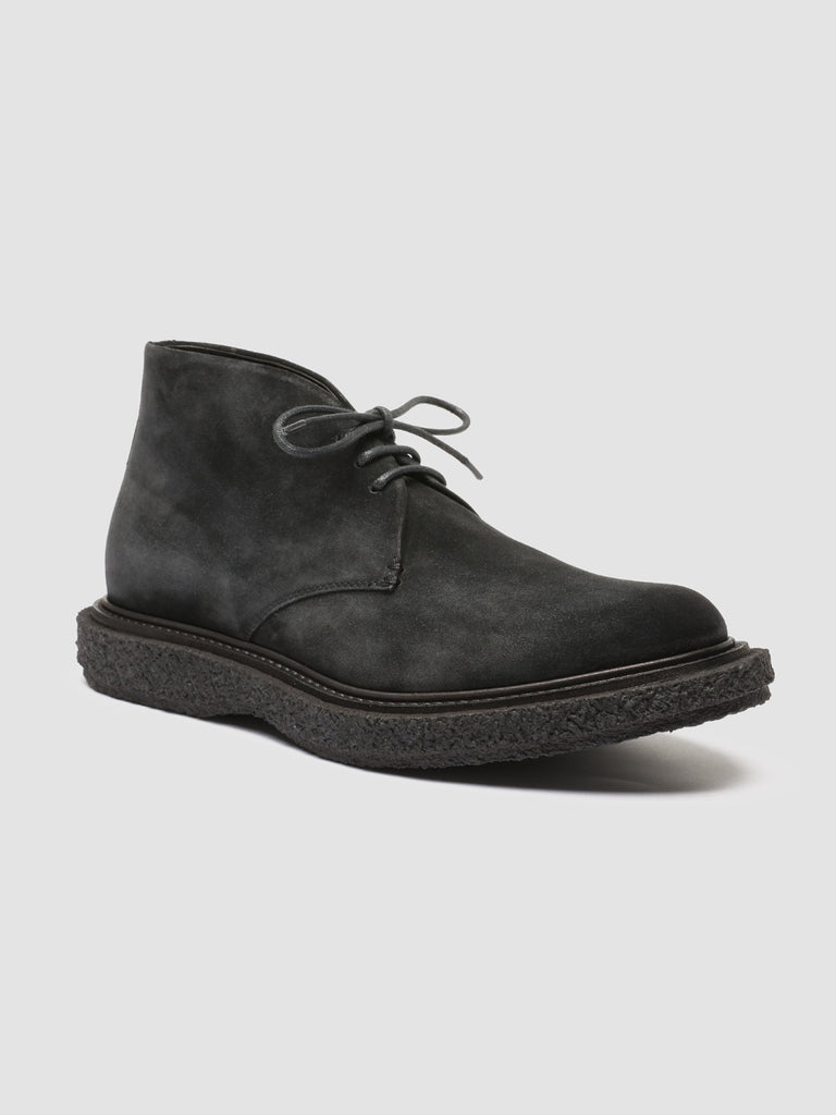 Men's Black Suede Chukka Boots BULLET 017 – Officine Creative EU