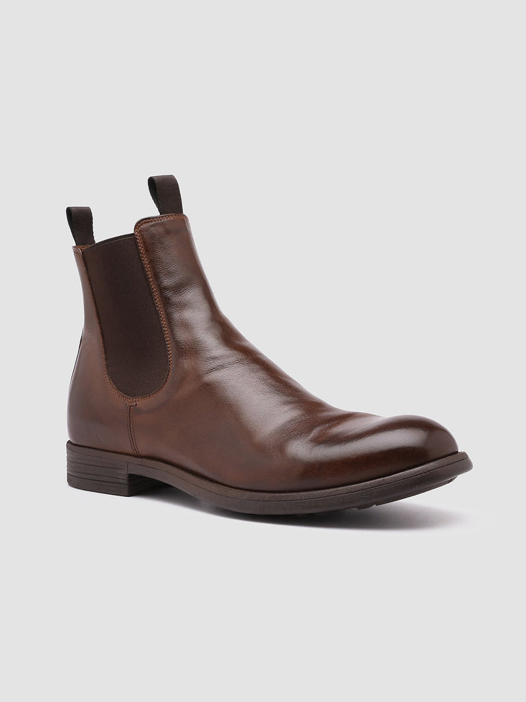 CHRONICLE 002 - Brown Leather Chelsea Boots Men Officine Creative - 3