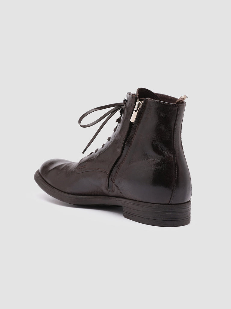 CHRONICLE 004 - Brown Leather Ankle Boots Men Officine Creative - 4