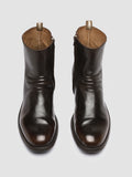 CHRONICLE 058 - Brown Leather Zip Boots men Officine Creative - 2