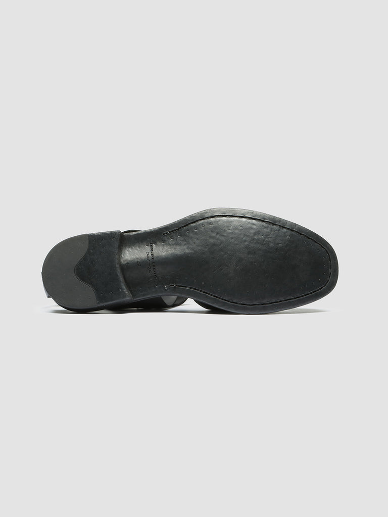 CHRONICLE 145 - Black Leather Sandals  Men Officine Creative - 5