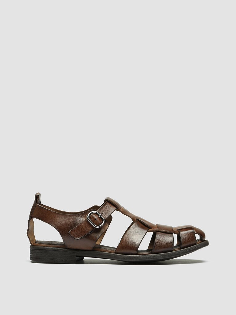 CHRONICLE 145 - Brown Leather Sandals