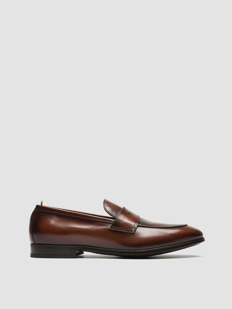 DANDY 026 - Brown Leather Loafers