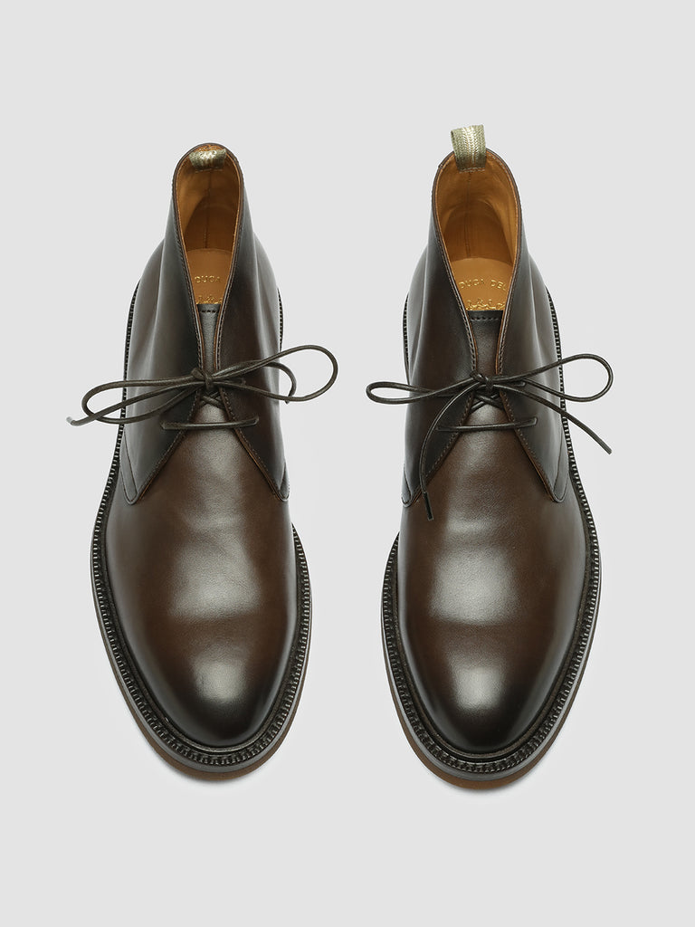 DUDE FLEXI 004 - Brown Leather Chukka Boots men Officine Creative - 2