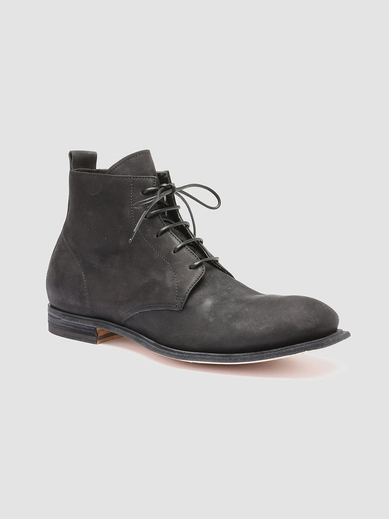 Men's Black Suede ankle boots: DURGA 002 – Officine Creative EU