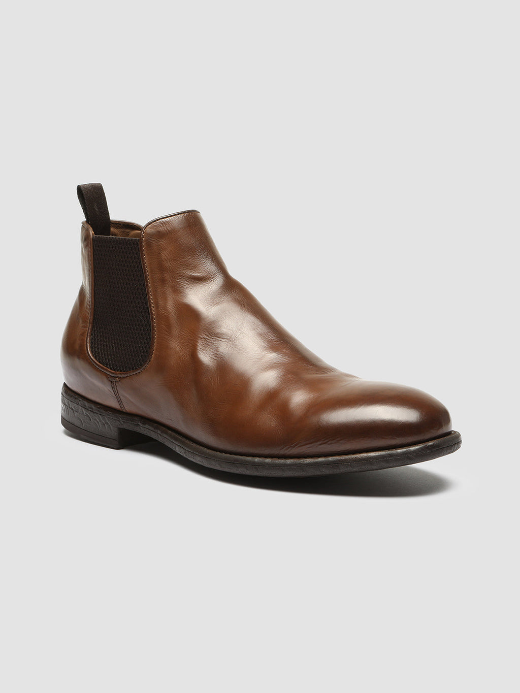 EMORY 012 - Brown  Leather Chelsea Boots Men Officine Creative - 3