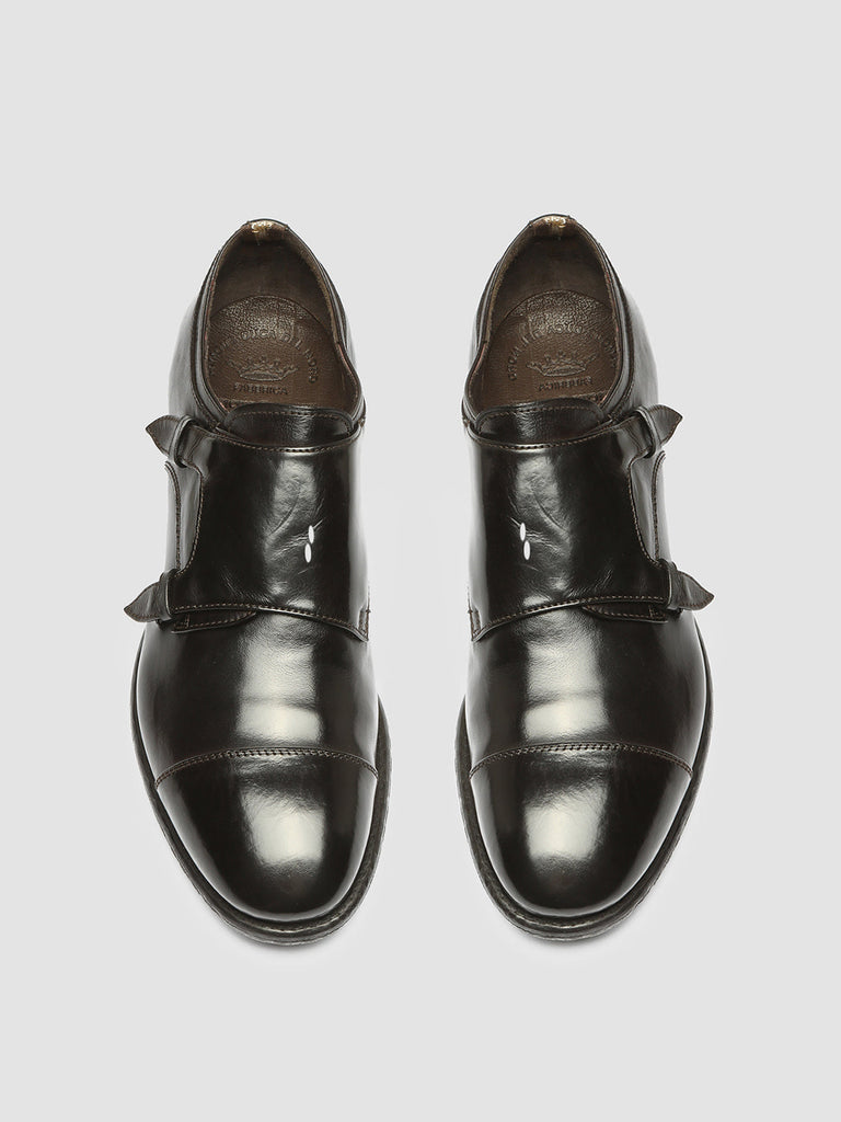 EMORY 017 - Brown Leather Derby Shoes