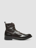 HIVE 051 - Brown Leather Zip Boots men Officine Creative - 1