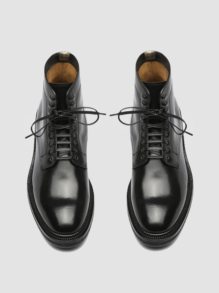 HOPKINS CREPE 107 - Black Leather Ankle Boots Men Officine Creative - 2