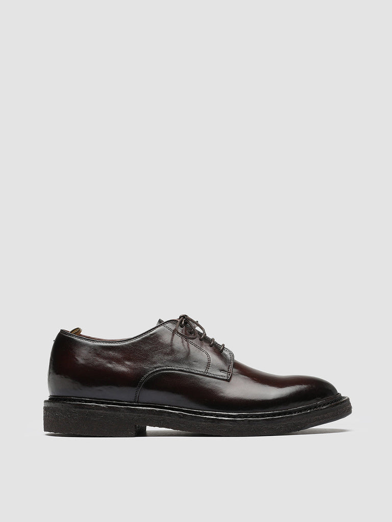 HOPKINS CREPE 110 - Burgundy Leather Derby Shoes Men Officine Creative - 1