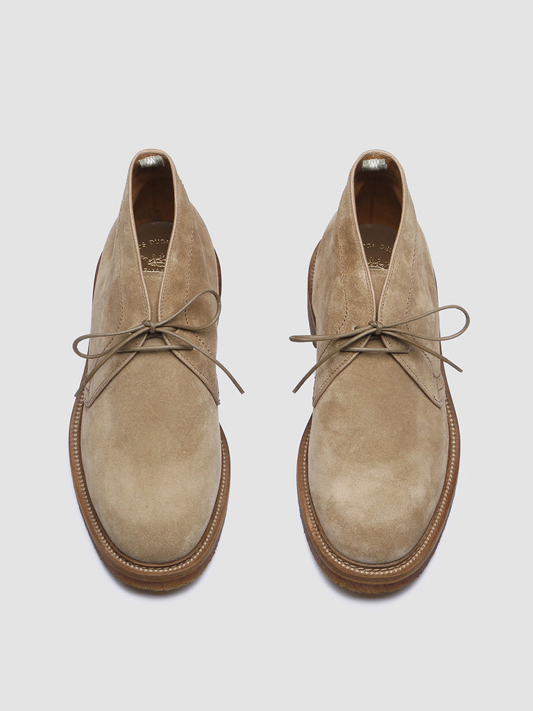 HOPKINS CREPE 114 - Taupe Suede Chukka Boots