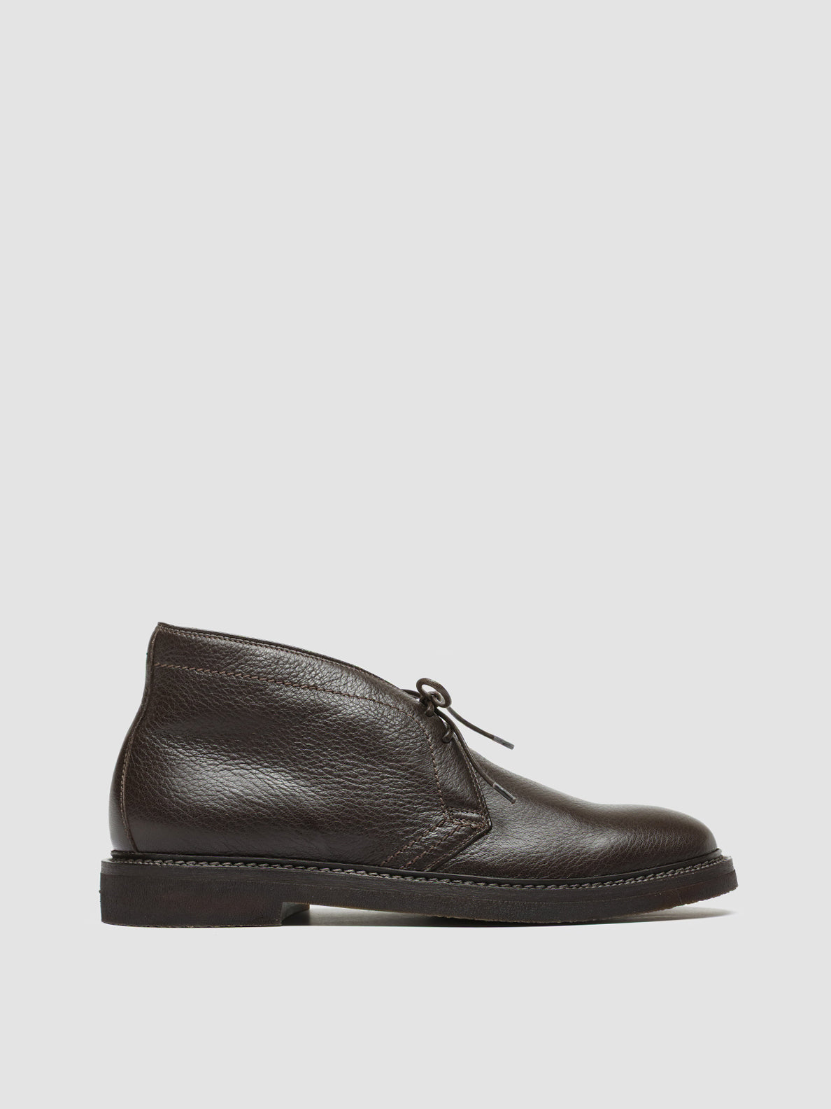 Men's Brown Leather Boots HOPKINS FLEXI 202 – Officine Creative EU