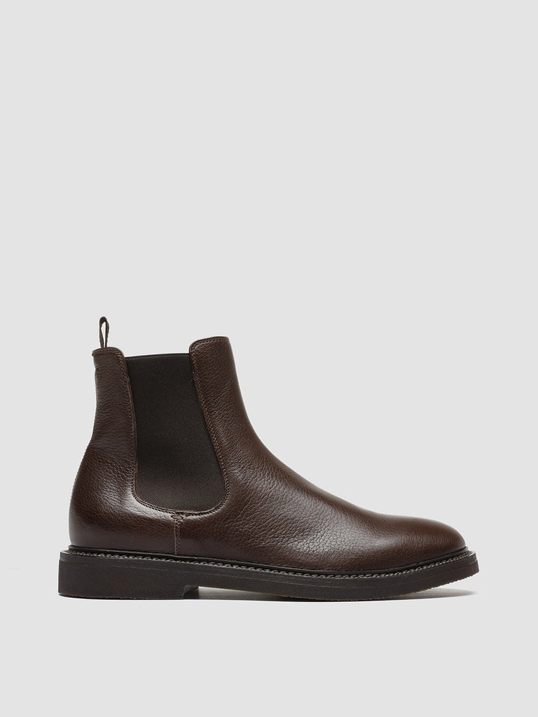 HOPKINS FLEXI 204 - Brown Leather Chelsea Boots