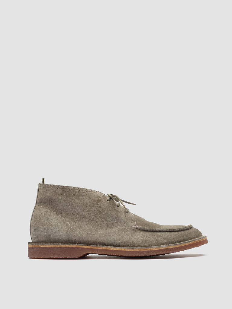 KENT 002 - Green Suede ankle boots Men Officine Creative - 1