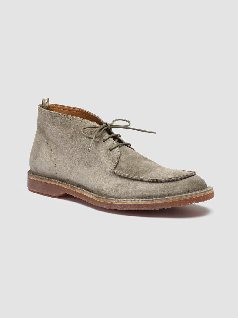 KENT 002 - Green Suede ankle boots Men Officine Creative - 3