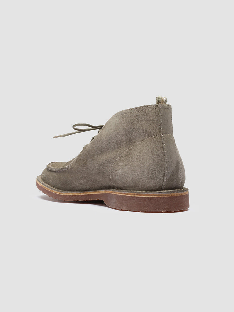 KENT 002 - Green Suede ankle boots Men Officine Creative - 4
