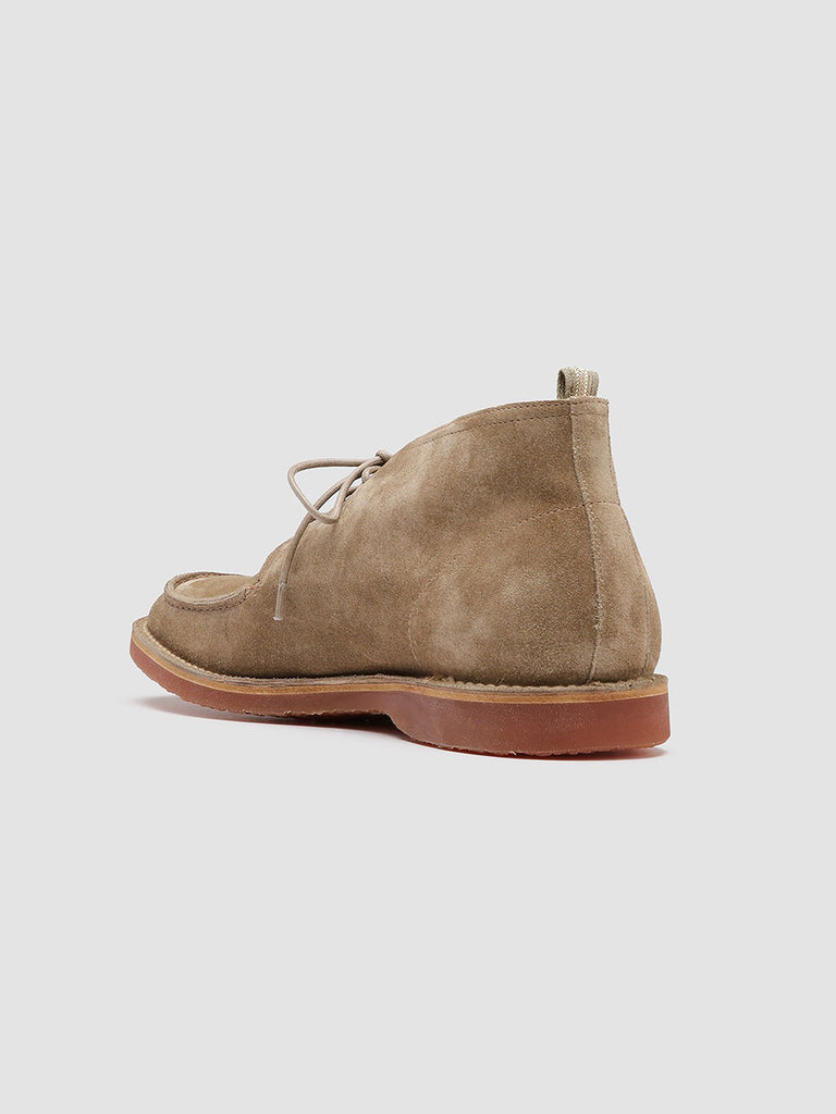 KENT 002 - Taupe Suede ankle boots Men Officine Creative - 4