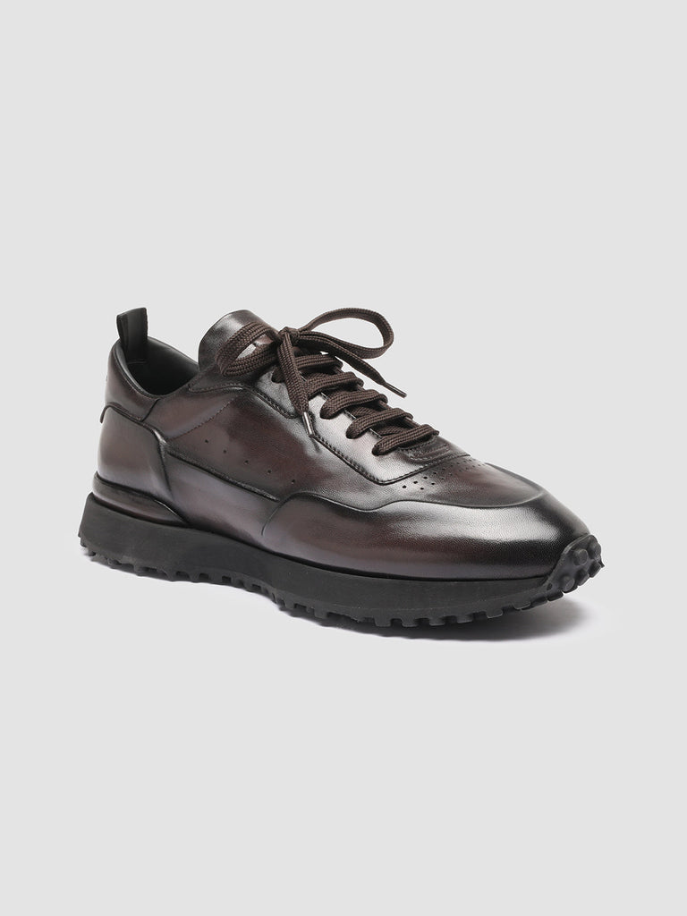 KEYNES 001 - Brown Nappa Leather Sneakers Men Officine Creative - 3
