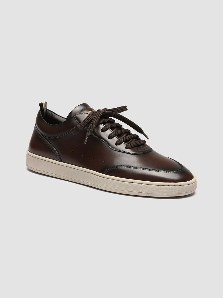 KRIS LUX 001 - Brown Leather Sneakers Men Officine Creative - 1