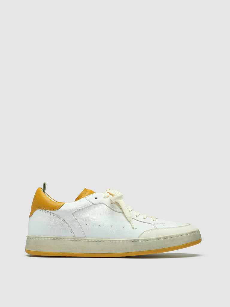 MAGIC 001 - White Leather and Suede Low Top Sneakers men Officine Creative - 1